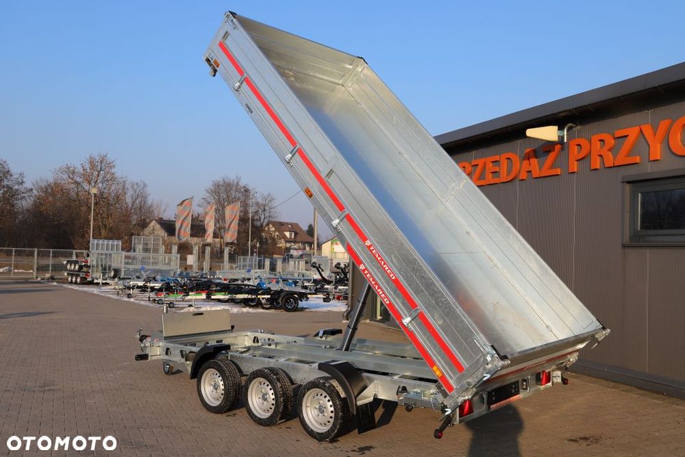TEMARED /MARTZ TIPPER 4020/3 C S 3,5T 405x197x40 cm , DMC 3500 kg, 3 osie, Koła 195R13C, Burty stalowe - 21