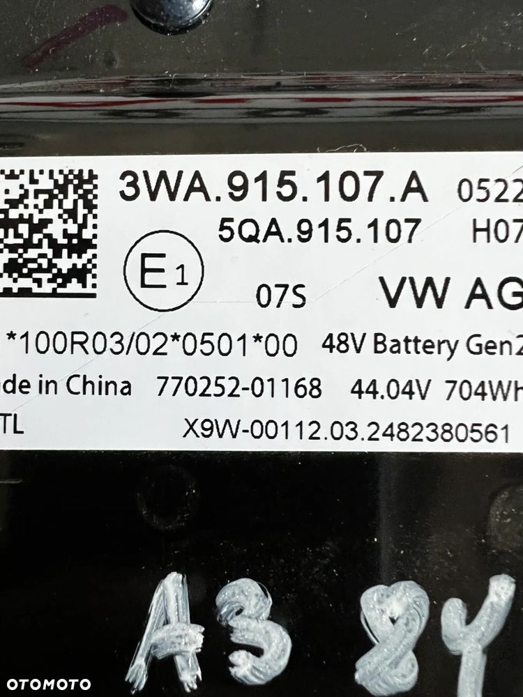 BATERIA AKUMULATOR 5WA915107A VW SKODA SEAT AUDI 2025R 300Km JAK NOWY - 6