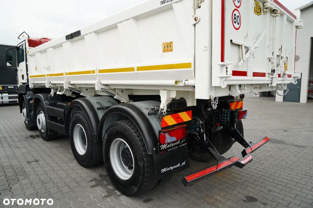 MAN TGS 35.440 / 8X4 / WYWROTKA 2 STR. / HYDROBURTA / BORDMATIC / ZABUDOWA MEILLER KIPPER - 19