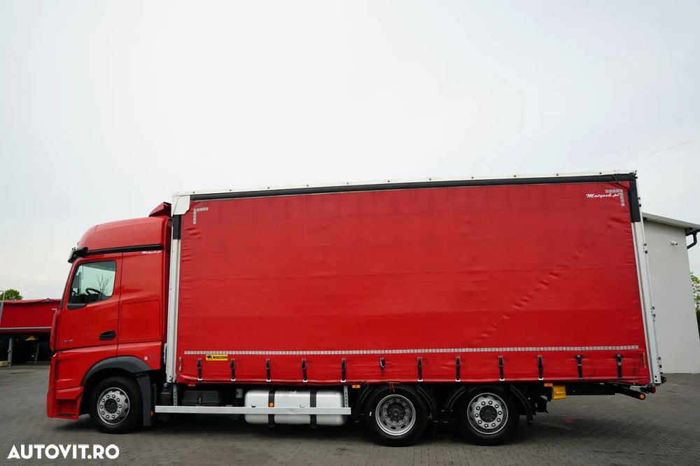 Mercedes-Benz ACTROS 2545 / CORTINĂ - 7.4 M / MEGA / 6x2 / PUNTE RIDICATĂ / PUNTE RIDICATĂ / WIELTON / 2021 - 14