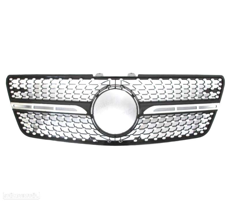 GRELHA FRONTAL W164 LCI 09-12 LOOK DIAMOND PRETO - 3