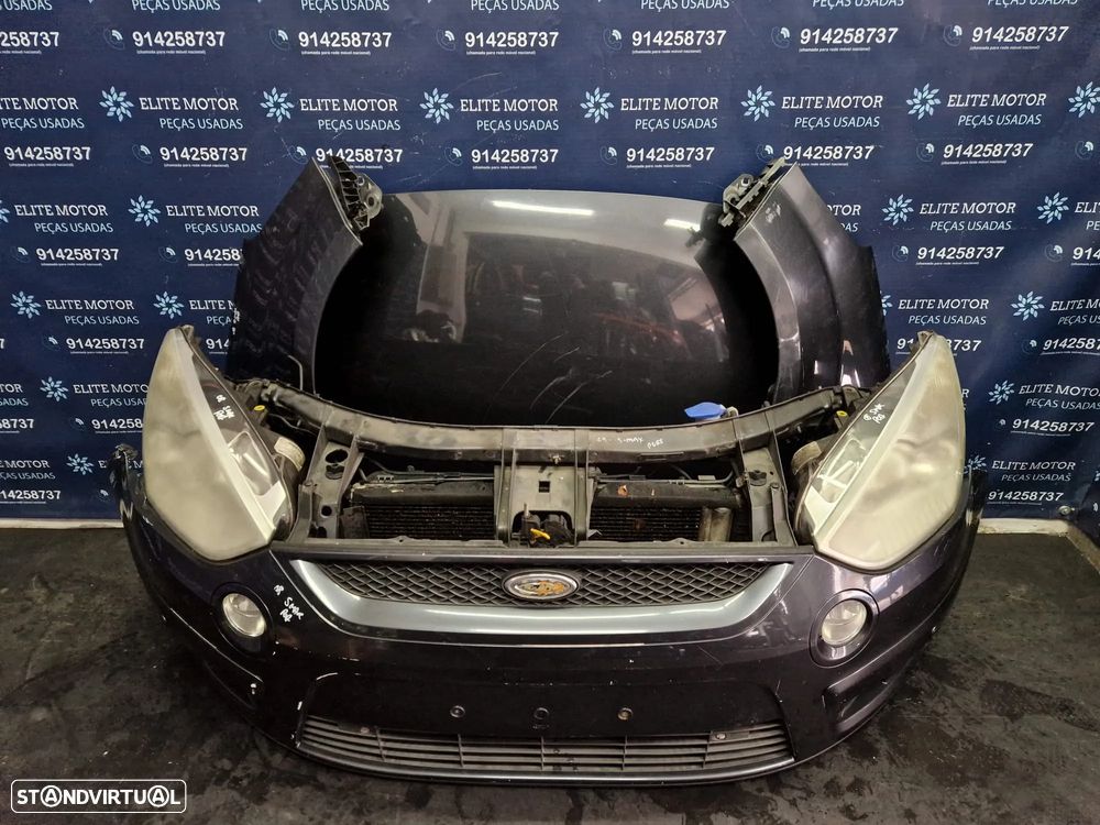 Frente completa usada FORD S-MAX 2.0 TDCI capot parachoques oticas guardalamas - 3