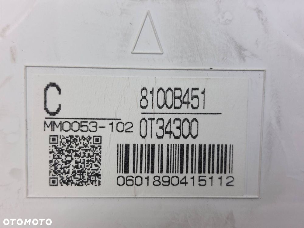 LICZNIK ZEGARY MITSUBISHI OUTLANDER II 2.0 16V 8100B451 - 4