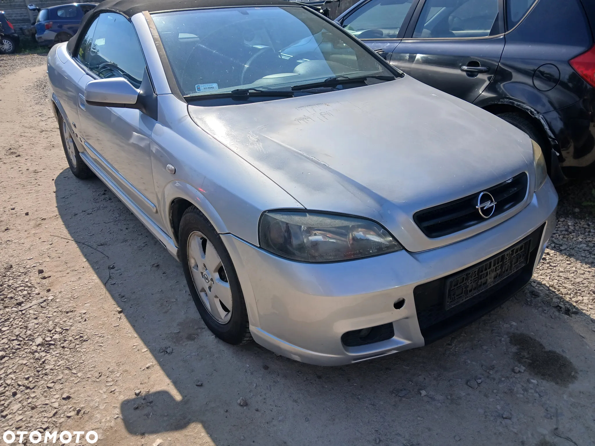 opel astra G bertone cabrio Z2AU maska dach pokrywa silnika klapa bagażnika zderzak lampa reflektor - 2