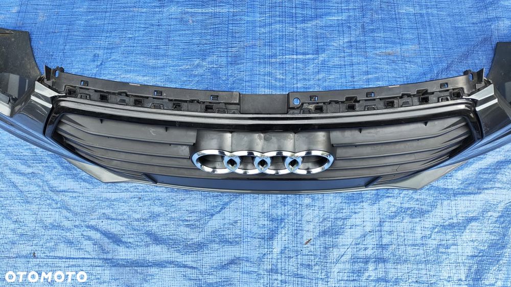 ATRAPA GRILL CZARNY BLACK POD KAMERĘ 4G8853037H 4G8853651G 4G8853651H ZAŚLEPKA CHROM ZDERZAKA LEWY PRZÓD AUDI A7 C7 4G8 LIFT S-LINE - 13