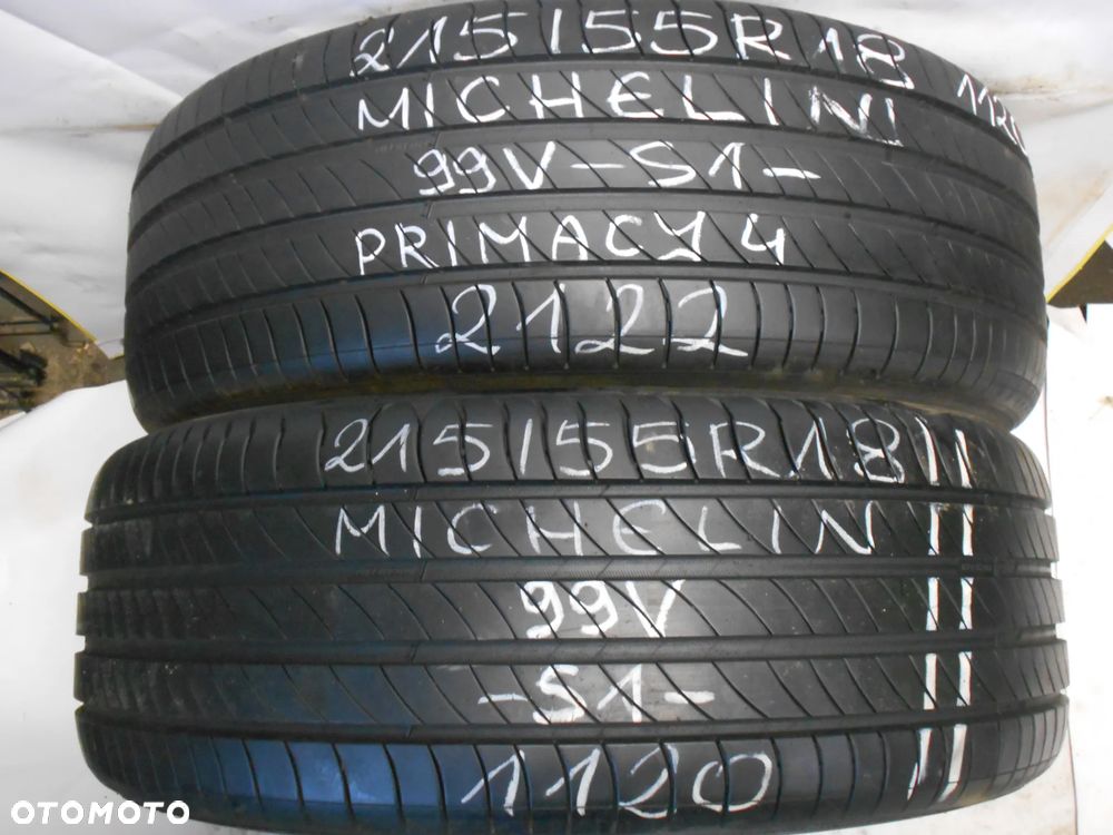 OPONY 215/55R18 MICHELIN PRIMACY 4 S1 DOT 2122  / 1120 7.1MM - 1