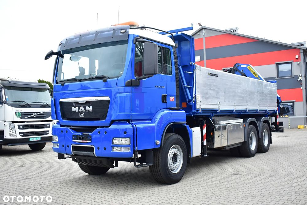 MAN TGS 33.480 6x4 BL Wywrotka 6.70m. + Palfinger PK 23002 SH / 5 i 6 Funkcja/ Rotator/  Retarder/ Pilot/ Kipper/ Kiper/ Crane/ HDS/ Kran/żuraw/ Manipulator / Sprowadzony ! - 4