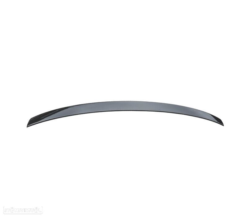 AILERON LIP SPOILER TRASEIRO BMW SERIE 7 F01 PRETO BRILHANTE - 2