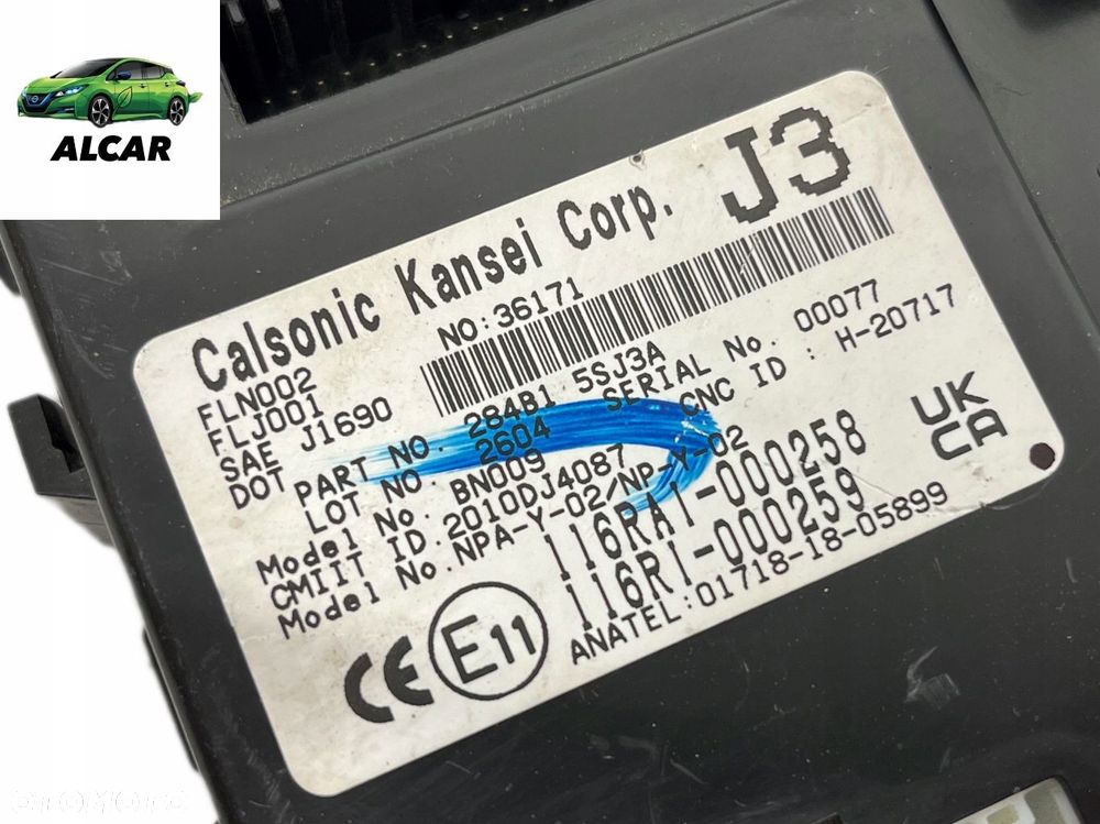 MODUŁ KOMFORTU NISSAN LEAF ZE1 II 2 284B1 5SJ3A - 3