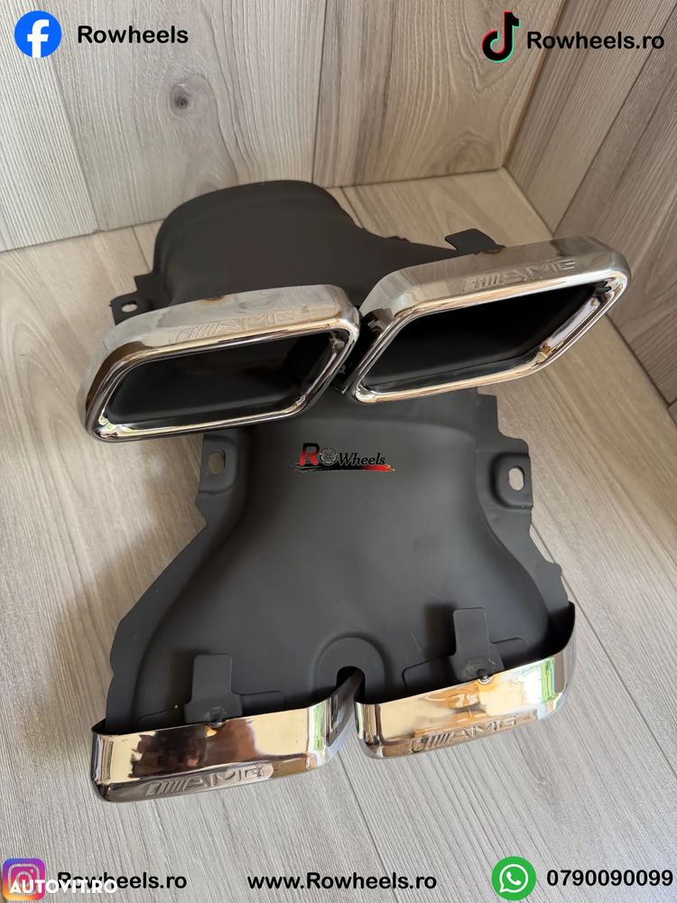 Ornamente tobe Tips evacuare Mercedes AMG S class E class C class W222 W212 W218 W205 W223 GLE GLC - 3
