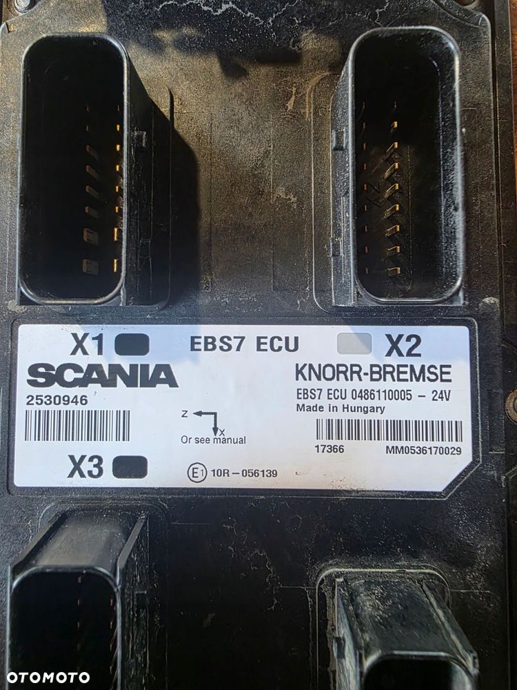 sterownik ebs7 scania r s nex gen 2530946 - 2