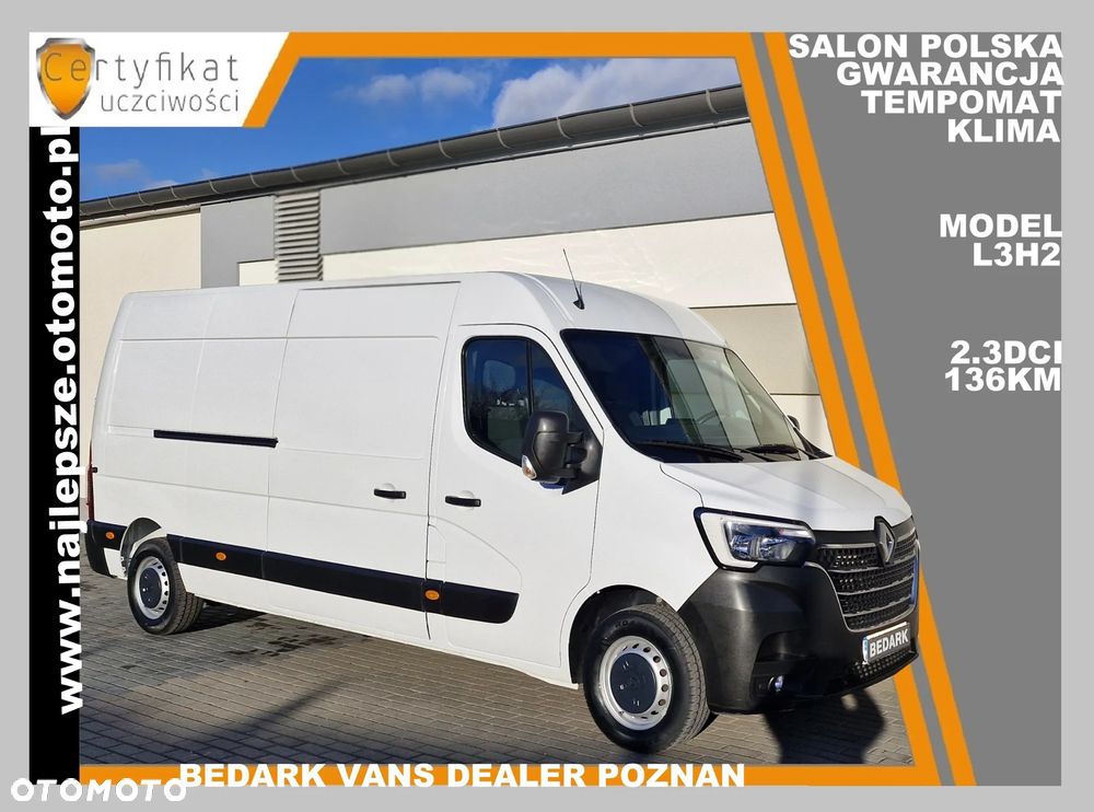 Renault Master L3H2 ,Salon Polska, klima, tempomat - 1