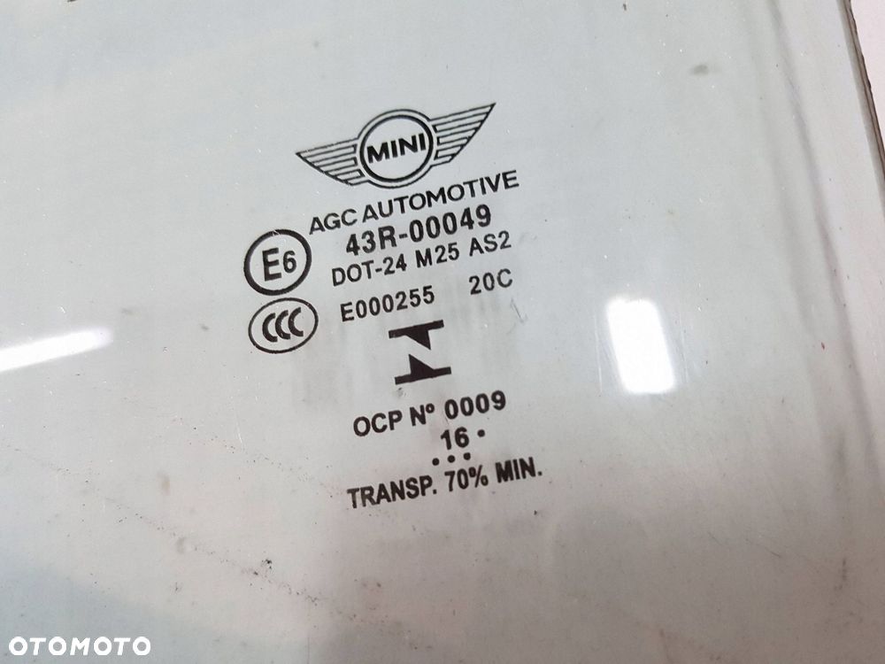 MINI COOPER F56 13-22r 14r SZYBA DRZWI LEWA - 2