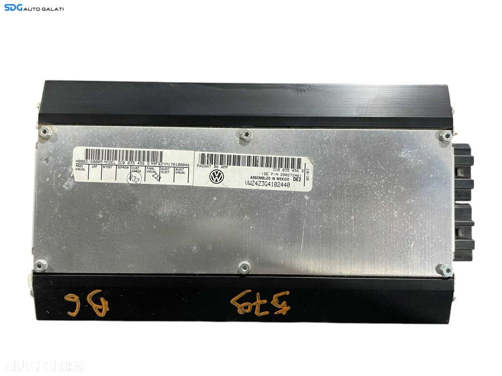 Modul Unitate Amplificator Audio Volkswagen Passat B6 2005 - 2010 Cod 3C0035456D [LR0399] - 1