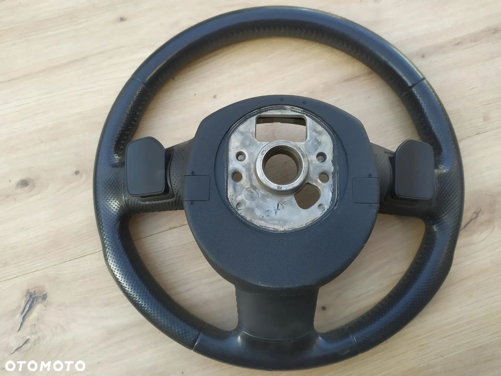 AUDI A6 C6 A8 D3 LIFT Q7 KIEROWNICA TRÓJRAMIENNA CZARNA SOUL ŁOPATKI - 15