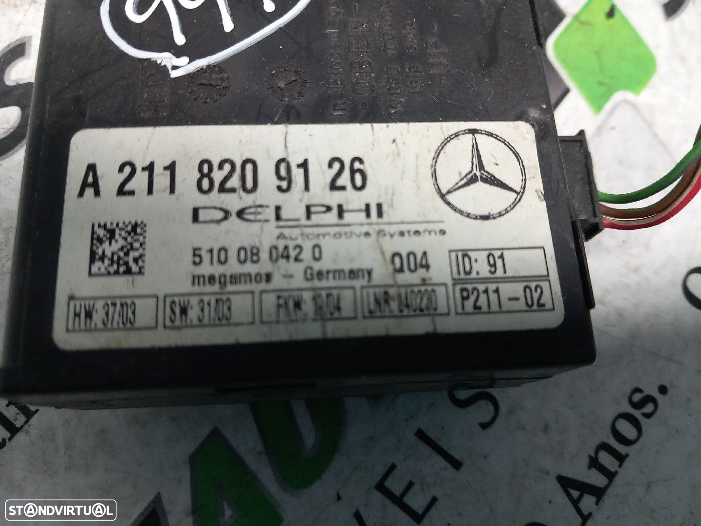 Módulo Eletrónico Mercedes-Benz C-Class (W203) - 4