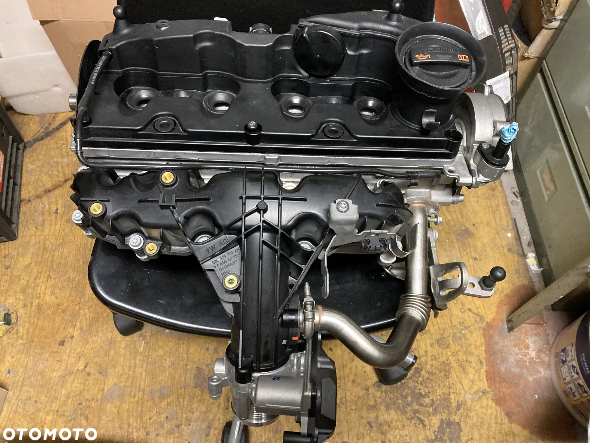 Głowica  2,0 Tdi CFFB +kolektor+przepustnica+pompa vacum 100% sprawne. - 2
