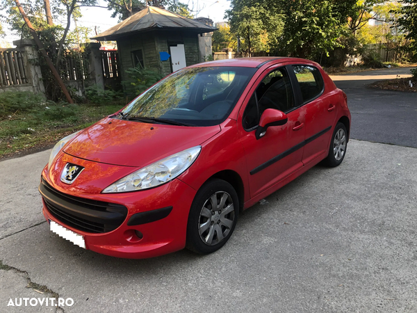 Aripa stanga/Aripa dreapta fata Peugeot 207 rosu