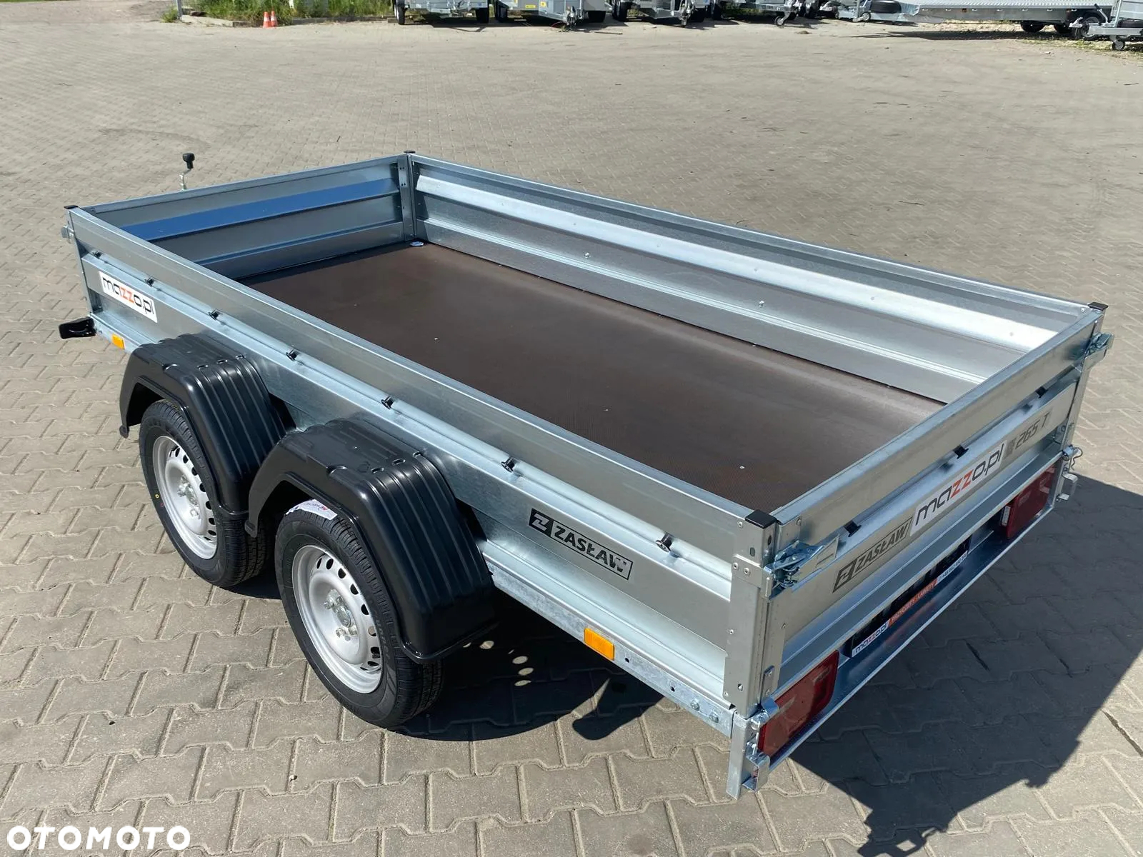 Zaslaw Dostawa Przyczepa DMC750kg 265x132x35cm, 2 osie SOLIDNA I MOCNA! HIT! - 23