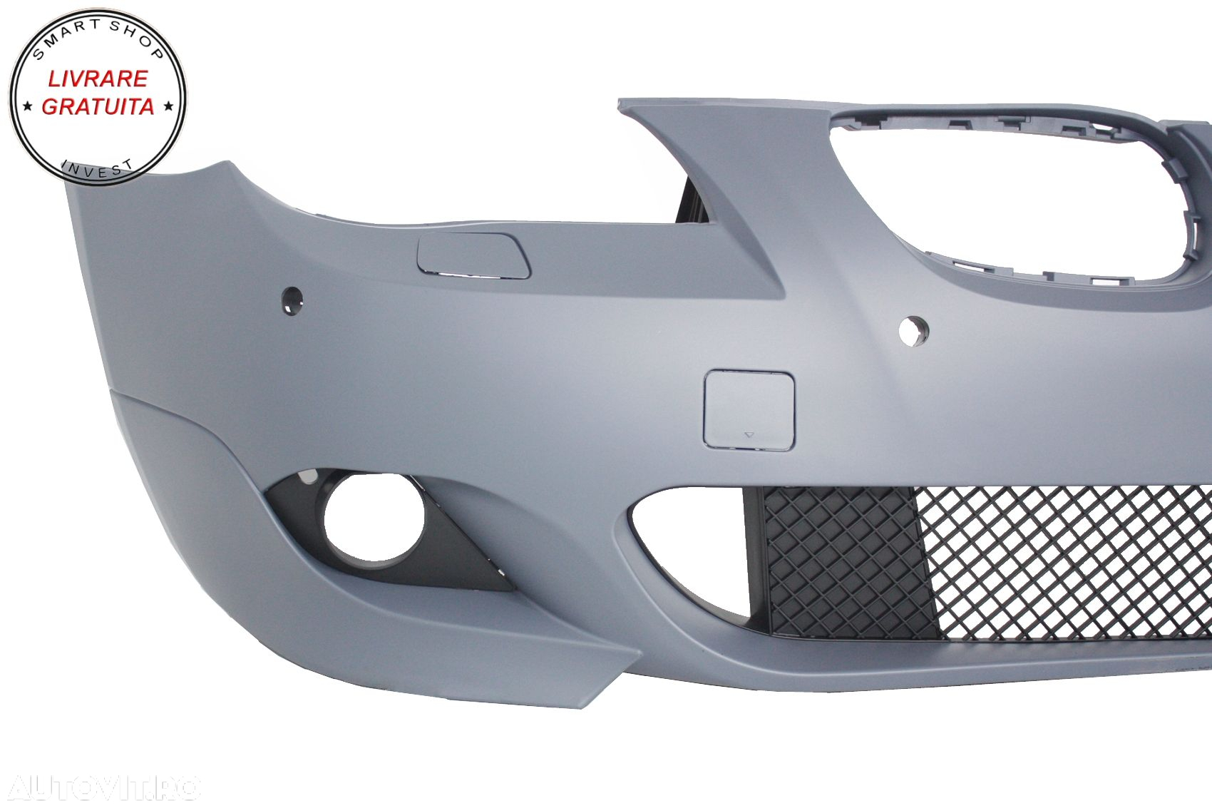 Kit Exterior BMW Seria 5 E60 (2003-2007) M-Technik Design cu PDC 24mm- livrare gratuita - 4