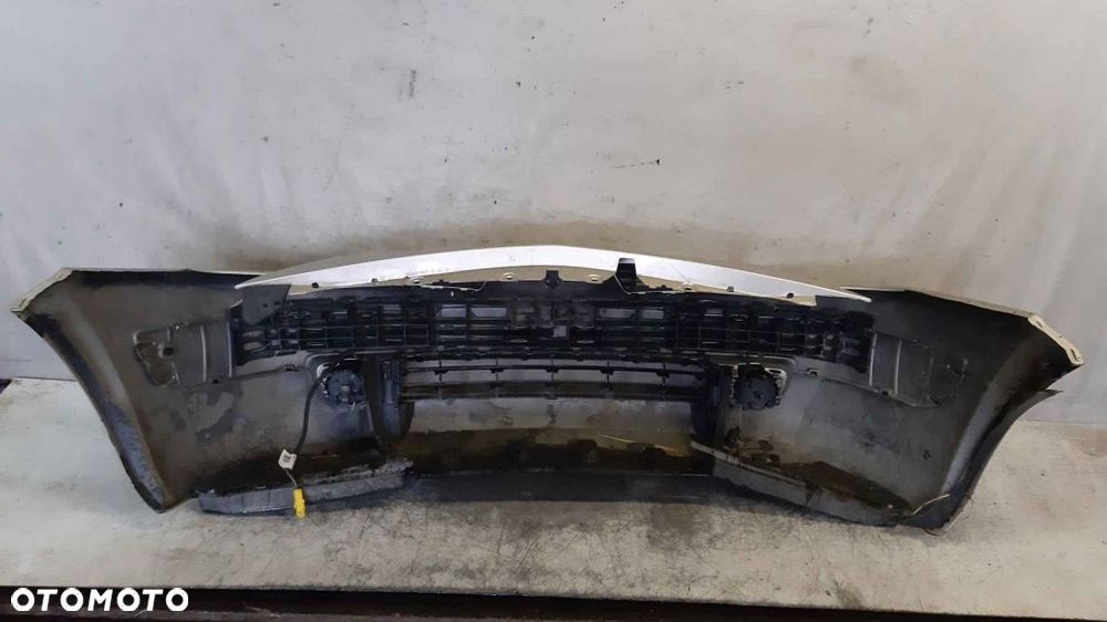 * ZDERZAK PRZÓD PRZEDNI DO RENAULT MEGANE II 2 TED69 SREBRNY HALOGENY - 5