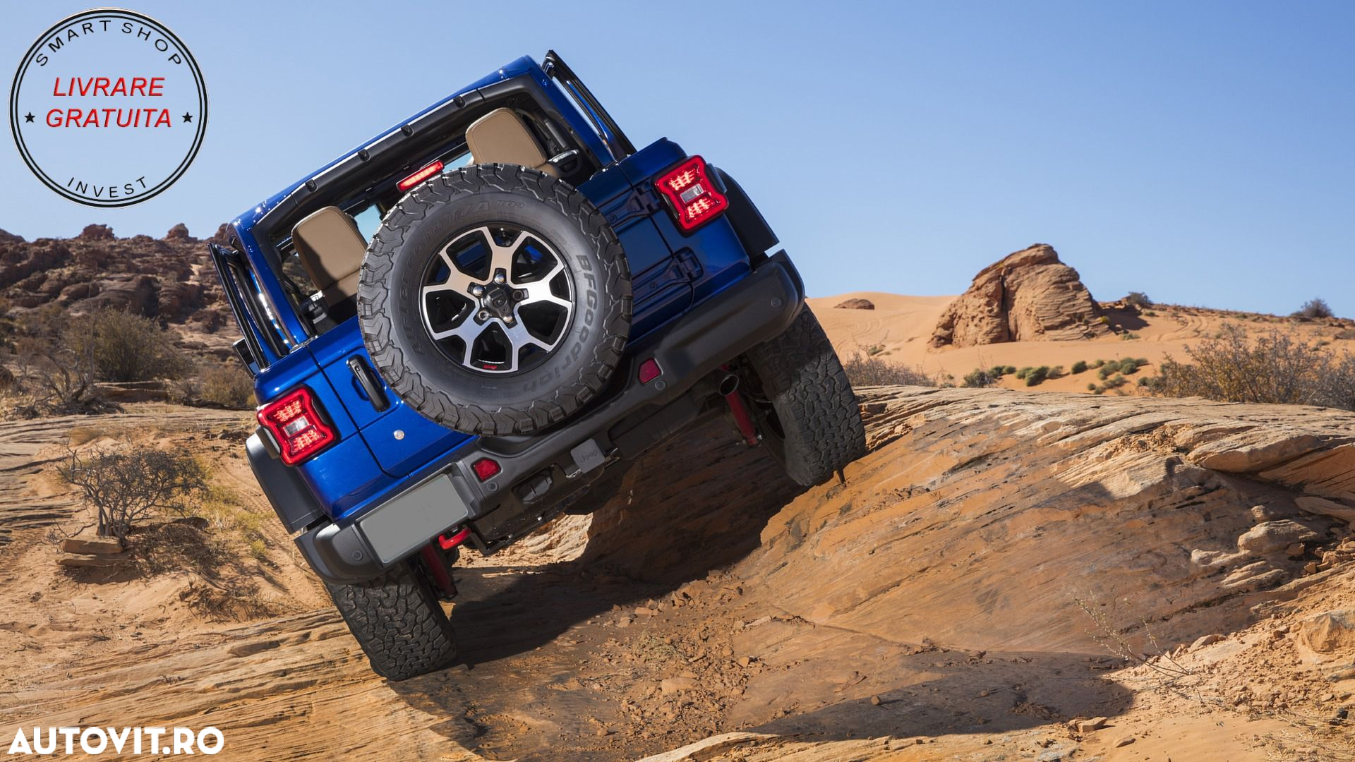Bara Spate JEEP Wrangler JL (2018-Up) 10th Anniversary Hard Rock Style- livrare gratuita - 16