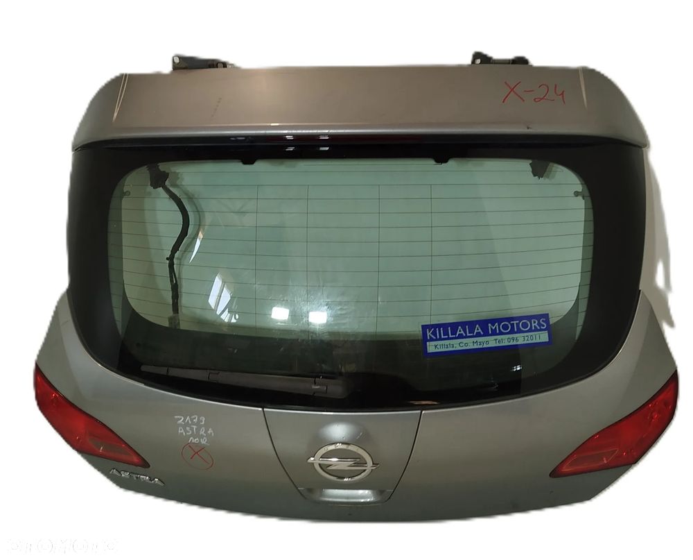 KLAPA BAGAŻNIKA TYLNA TYŁ OPEL ASTRA J IV 09-13 Z177 - 1