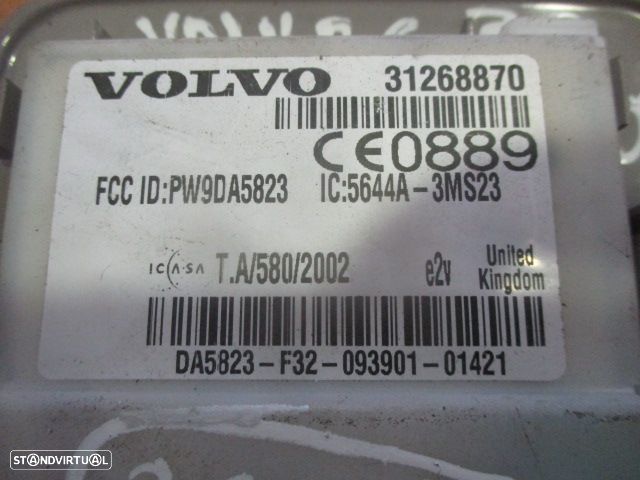 Modulo Rele 31268870 VOLVO C 30 2009 ALARME - 3