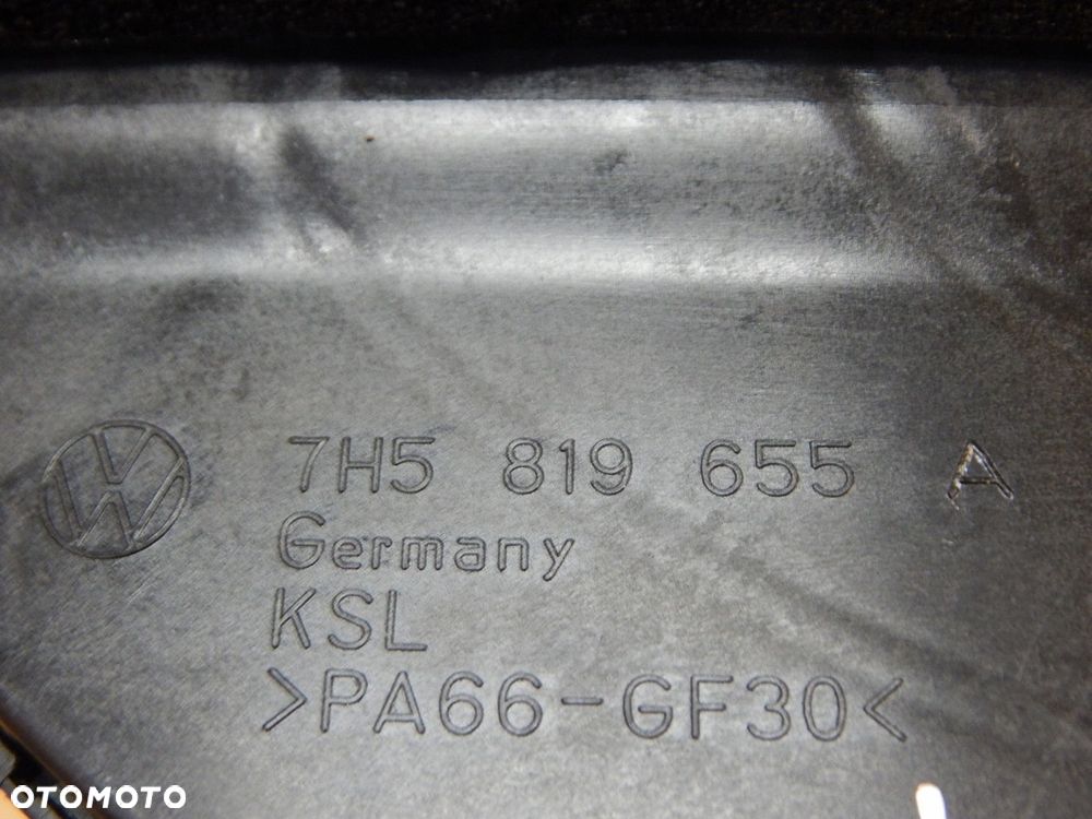 vw t5 przewód kanał webasto dolot kierownica powietrza 7h0819381b 7h519655a - 5