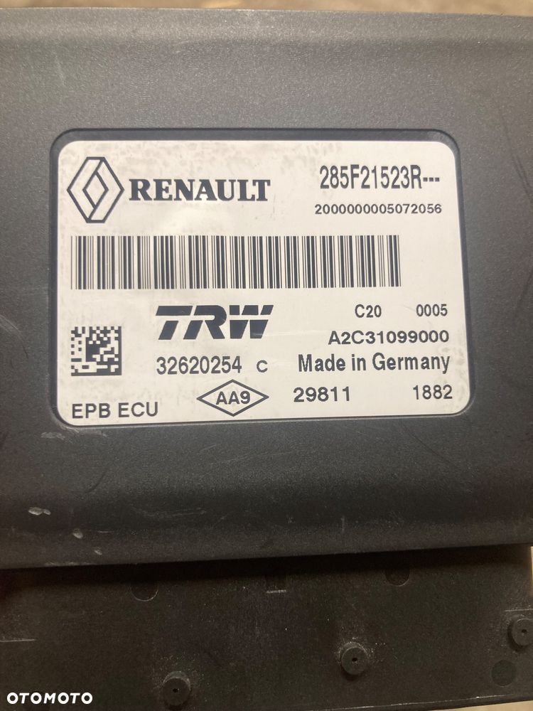 RENAULT SCENIC III MEGANE III 285F21523R MODUŁ HAMULCA RĘCZNEGO - 1