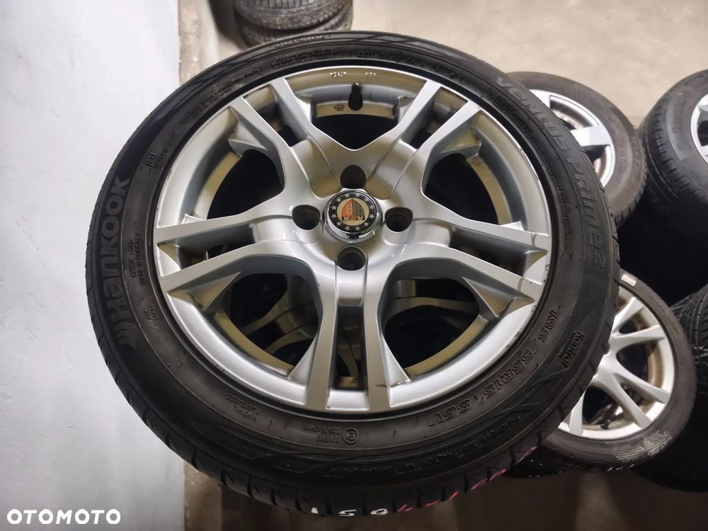 4x100 Felgi Aluminiowe Alufelgi 15 Koła Letnie Lato RENAULT KIA HYUNDAI SUZUKI TOYOTA MAZDA OPEL NISSAN MINI HONDA MITSUBISHI CHEVROLET DAEWOO DACIA 5mm Legnica ALU-RAD 185/55 - 1