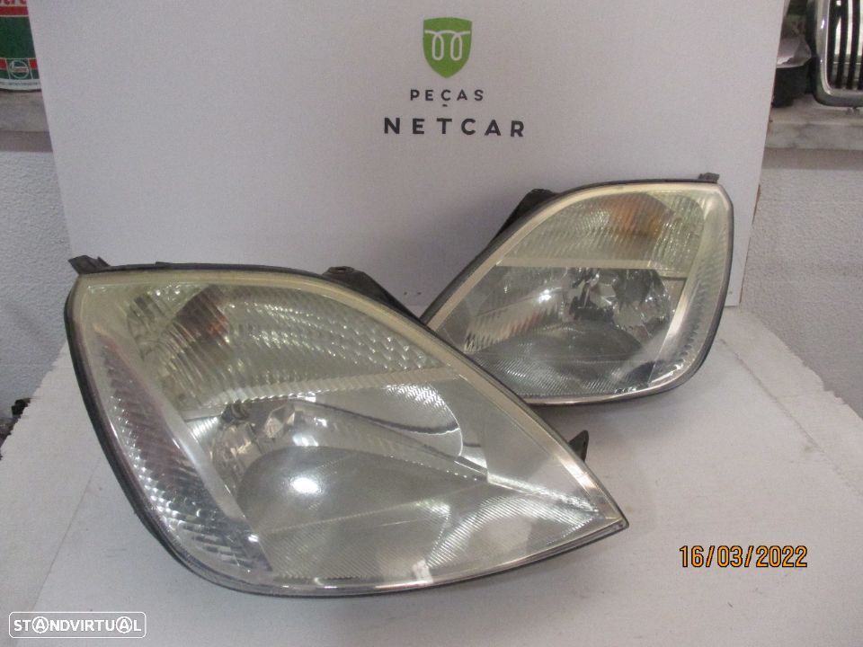 Farol Optica Ford Fiesta 2002 a 2005 Esquerdo Direito - 2
