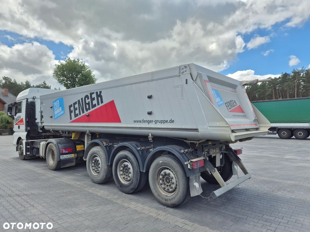 Schmitz Cargobull Waga: 5163kg SKI 24 SL 7.2 / z Niemiec / Podnoszona oś / Aluminiowa wywrotka / - 24