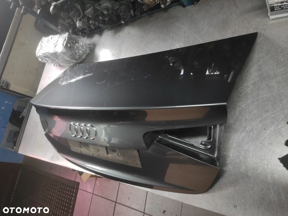 KLAPA BAGAŻNIKA TYLNA SZYBA AUDI A4 B8 LIFT SEDAN LX7R 6Y6Y DAYTONA GREY SZARA WYSYŁKA !!!! - 9