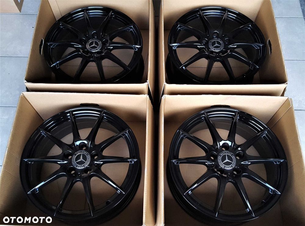 Alufelgi 17 5x112 Mercedes A B C CLA GLA V Vito Viano Czarne ! 260# - 7