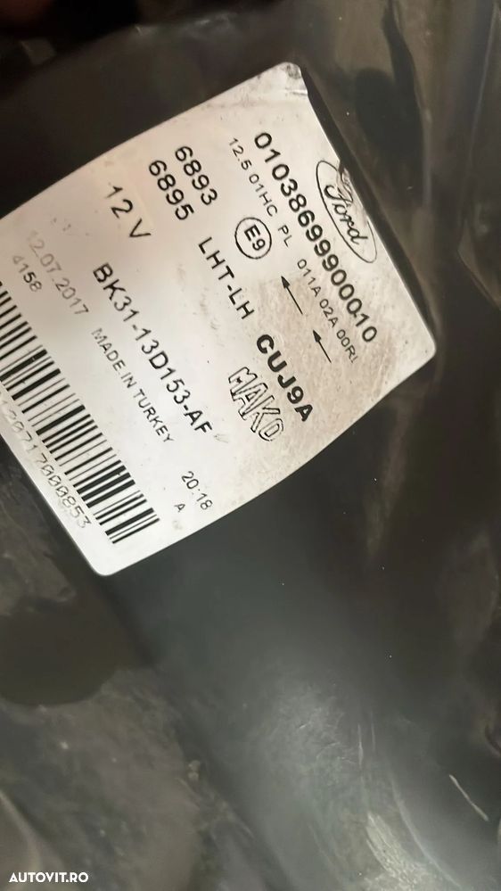 Far stanga/ dreapta Ford Transit 2.2 tdci  2013-2018 BK3113D152AF BK3113D153AF - 7