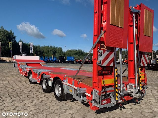 Inny NACZEPA NISKOPODWOZIOWA 3 OSIOWA Z ZAGŁĘBIENIAMI NA KOŁA! najazdy Hydrauliczne! - 21