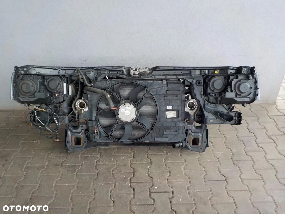 VW T5 LIFT KOMPLETNY PRZÓD MASKA ZDERZAK BŁOTNIKI BIAŁY - 9