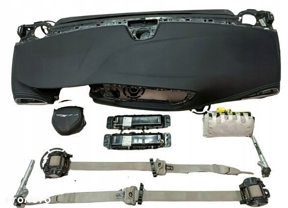 komplet poduszki deska pas pasy chrysler pacifica niebieska niĆ - 1