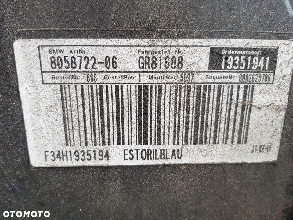 ZDERZAK TYŁ BMW 3GT 3 GT F34 GT3 M-PAKIET ORYGINAŁ - 5