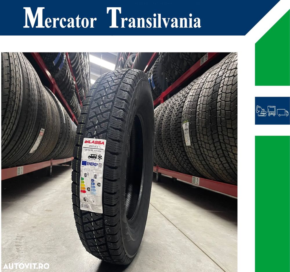Anvelopa NOUA Iarna  195/75R16C Lassa Vintus2 107/105R D/B/75dB(B) - 1