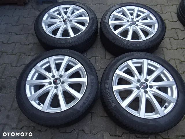 5x100x57  7Jx17 ET35 Audi Vw Seat Skoda Koła zimowe 17 - 6