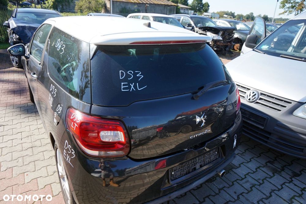 KLAPA BAGAŻNIKA TYLNA DS3 I EXL  CZARNY CITROEN 2010-2014 - 2