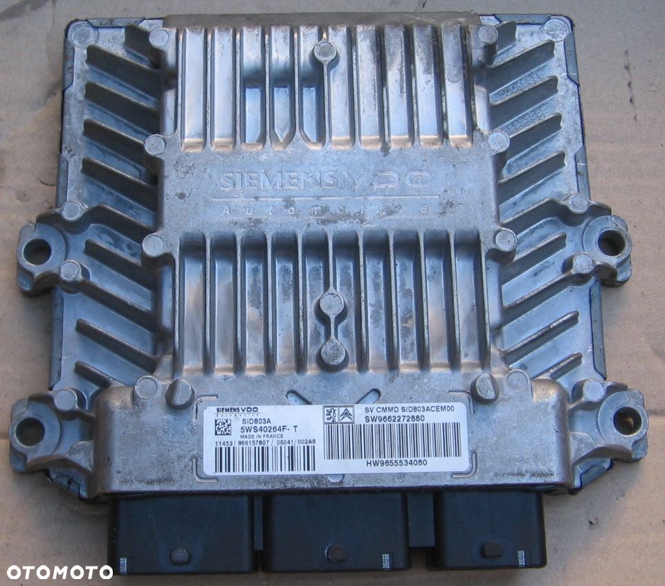 CITROEN C4 PEUGEOT 407 2.0 HDI sterownik silnika 9662272880 - 1