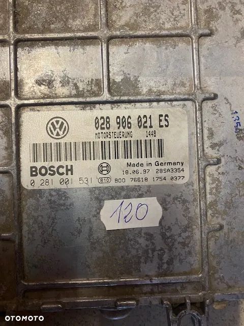 STEROWNIK KOMPUTER SILNIKA VOLKSWAGEN SHARAN I 1.9 028906021ES - 2