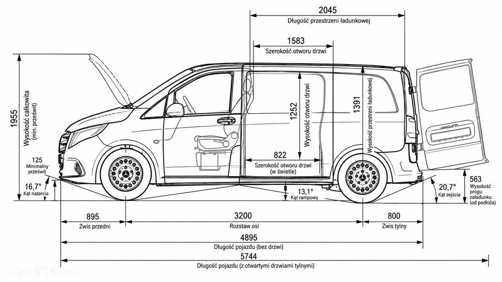 Mercedes-Benz Vito 110 Furgon standard - rozmiar Citana - 9