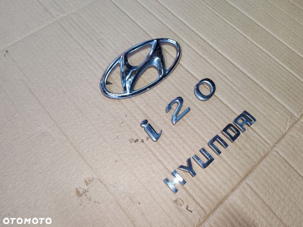 logo napis klapy bagażnika emblemat hyundai i20 ii 14-18 - 3