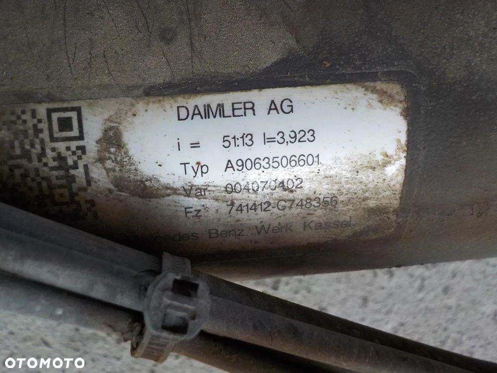 VW CRAFTER SPRINTER 906 06- DYFER MOST 51:13 SZYBKI DUŻA GŁOWA - 5