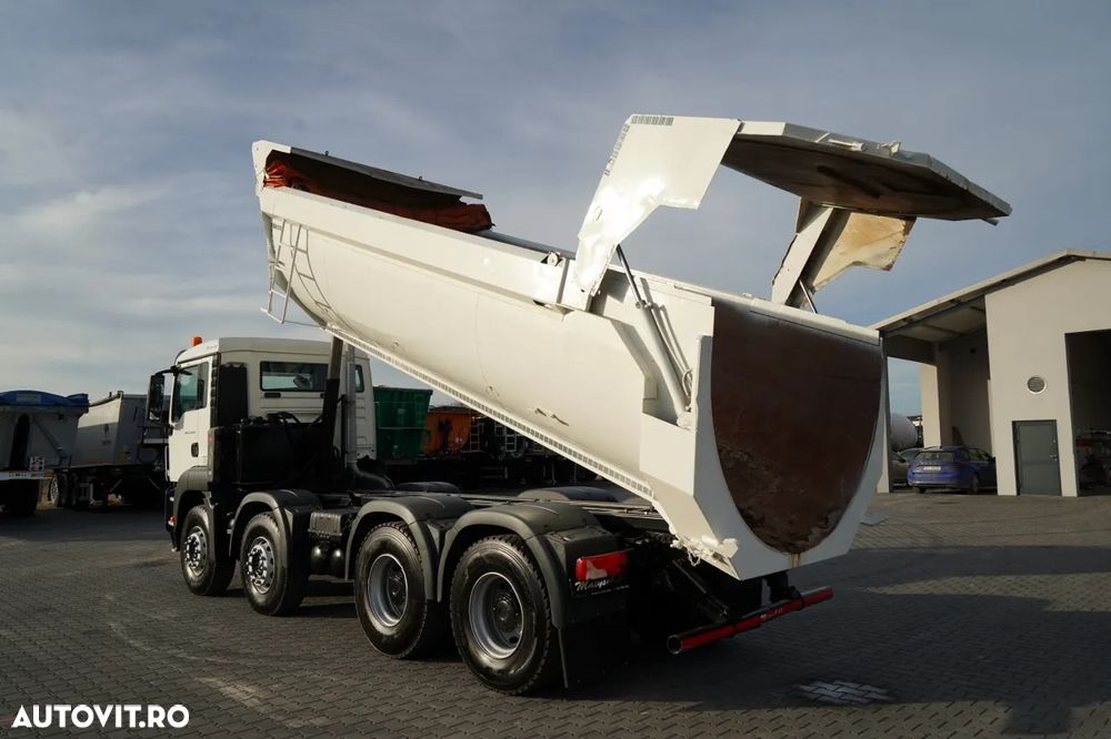 MAN TGS 35.440 / 8X4 / BASCULĂ SPATE / CLAPETĂ HIDRAULICĂ / MANUALĂ / EURO 5 - 3