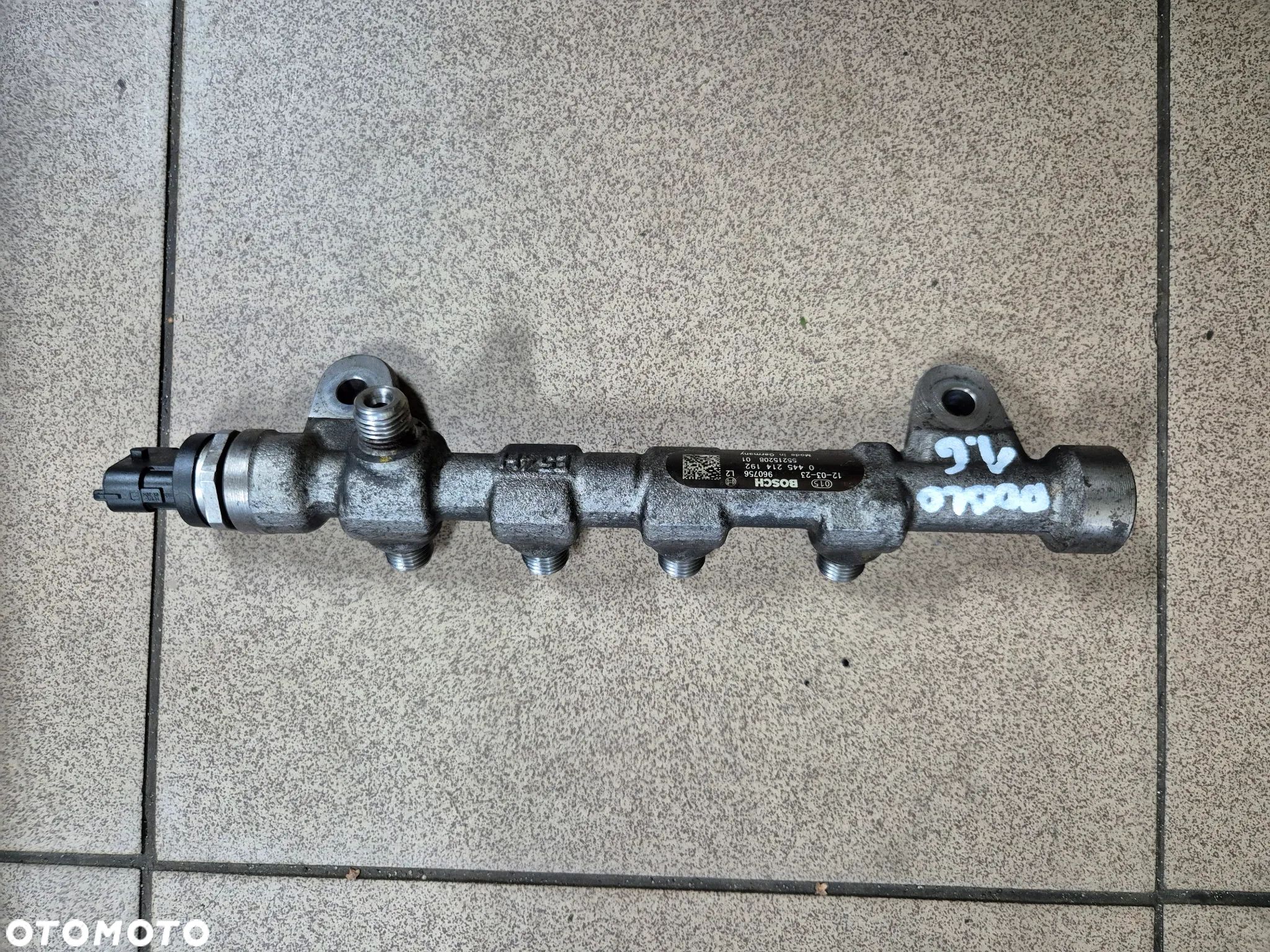 LISTWA WTRYSKOWA OPEL COMBO D FIAT DOBLO II 10-20r. 1.6 CDTI - 1